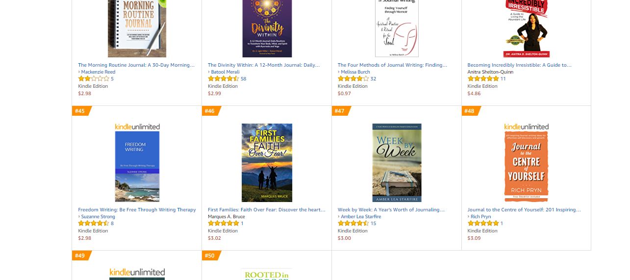 FreedomWritingNumber45BestSellerList